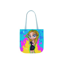 Load image into Gallery viewer, Amorah Blue Eyes OG BB Canvas Tote Bag (AOP)