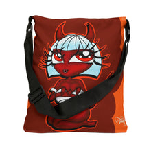 Load image into Gallery viewer, Sally Devil Adjustable Tote Bag (AOP)