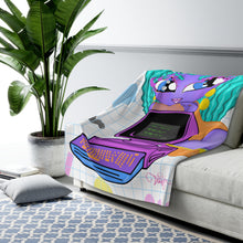 Load image into Gallery viewer, 80's Computer BB Sherpa Fleece Blanket