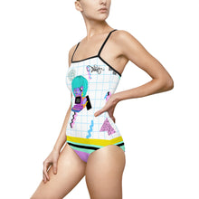 Load image into Gallery viewer, 80's Computer BB Women's One-piece Swimsuit