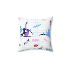 Load image into Gallery viewer, Retro Vampire BB Spun Polyester Square Pillow