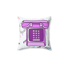 Load image into Gallery viewer, 80's Dial Up Phone Spun Polyester Square Pillow