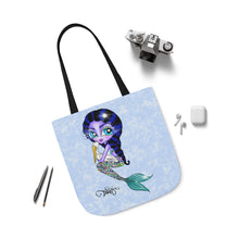 Load image into Gallery viewer, Bright Eyes Mermaid Canvas Tote Bag (AOP)