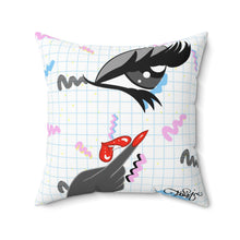 Load image into Gallery viewer, Retro Vampire BB 2 Spun Polyester Square Pillow