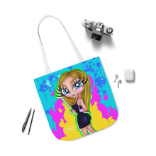 Load image into Gallery viewer, Amorah Blue Eyes OG BB Canvas Tote Bag (AOP)