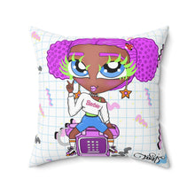 Load image into Gallery viewer, 80's Dial Up Phone BB Spun Polyester Square Pillow