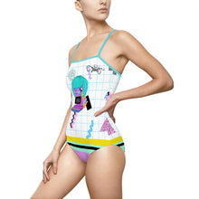 Load image into Gallery viewer, 80's Computer BB Women's One-piece Swimsuit