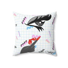 Load image into Gallery viewer, Retro Vampire BB 2 Spun Polyester Square Pillow