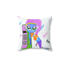 Load image into Gallery viewer, 80's Cordless phone BB Spun Polyester Square Pillow