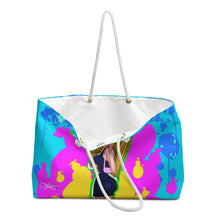Load image into Gallery viewer, Amorah Blue Eyes Weekender Bag