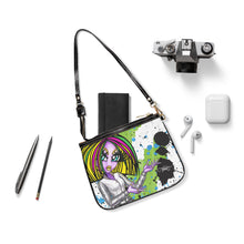 Load image into Gallery viewer, Sophia Doll Shoulder Bag — Colorful Graffiti Pop Portrait Small Purse