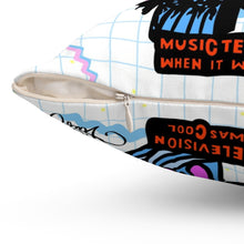 Load image into Gallery viewer, 80's MTV BB Spun Polyester Square Pillow