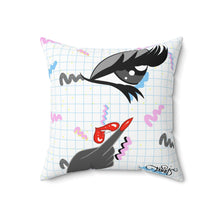 Load image into Gallery viewer, Retro Vampire BB 2 Spun Polyester Square Pillow