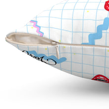 Load image into Gallery viewer, Retro Vampire BB Spun Polyester Square Pillow