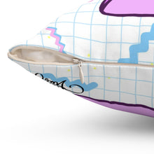 Load image into Gallery viewer, 80's Dial Up Phone Spun Polyester Square Pillow