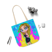 Load image into Gallery viewer, Amorah Blue Eyes OG BB Canvas Tote Bag (AOP)