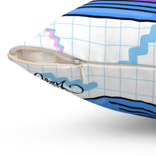 Load image into Gallery viewer, 80's computer Spun Polyester Square Pillow