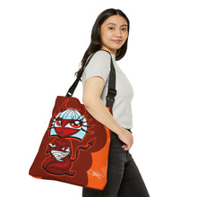 Load image into Gallery viewer, Sally Devil Adjustable Tote Bag (AOP)