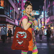 Load image into Gallery viewer, Sally Devil Adjustable Tote Bag (AOP)