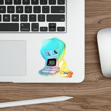 將圖片載入圖庫檢視器 80's Computer BB Holographic Die-cut Stickers