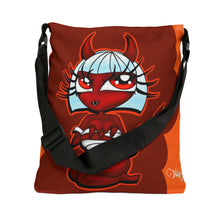 Load image into Gallery viewer, Sally Devil Adjustable Tote Bag (AOP)