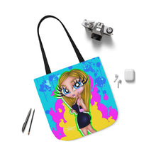 Load image into Gallery viewer, Amorah Blue Eyes OG BB Canvas Tote Bag (AOP)