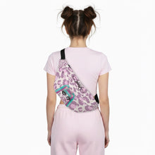 Load image into Gallery viewer, Pink Cheetah Print Tootsie Doll Fanny Pack — Cute Pink Waist Bag