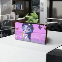 Load image into Gallery viewer, Bright Eyes Zipper Wallet