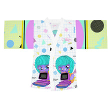 Load image into Gallery viewer, 80's Computer BB Long Sleeve Kimono Robe
