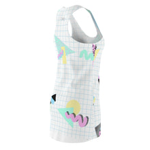 Load image into Gallery viewer, 80's Cordless Phone BB Cut & Sew Racerback Dress