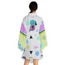 Load image into Gallery viewer, 80's Computer BB Long Sleeve Kimono Robe