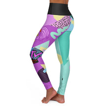 Load image into Gallery viewer, 80's Computer BB High Waisted Yoga Leggings