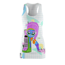 Load image into Gallery viewer, 80's Cordless Phone BB Cut & Sew Racerback Dress