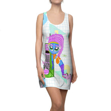 Load image into Gallery viewer, 80's Cordless Phone BB Cut & Sew Racerback Dress