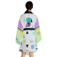 Load image into Gallery viewer, 80's Computer BB Long Sleeve Kimono Robe