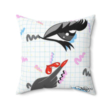 Load image into Gallery viewer, Retro Vampire BB 2 Spun Polyester Square Pillow
