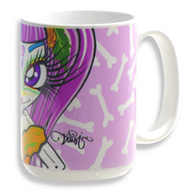 Load image into Gallery viewer, Day of the Dead Tootsie 15oz Ceramic Mug