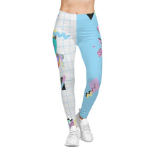 Load image into Gallery viewer, Two Tone 80's Computer BB Casual Leggings