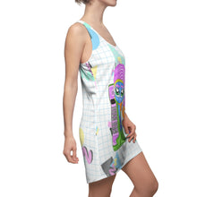 Load image into Gallery viewer, 80's Cordless Phone BB Cut & Sew Racerback Dress