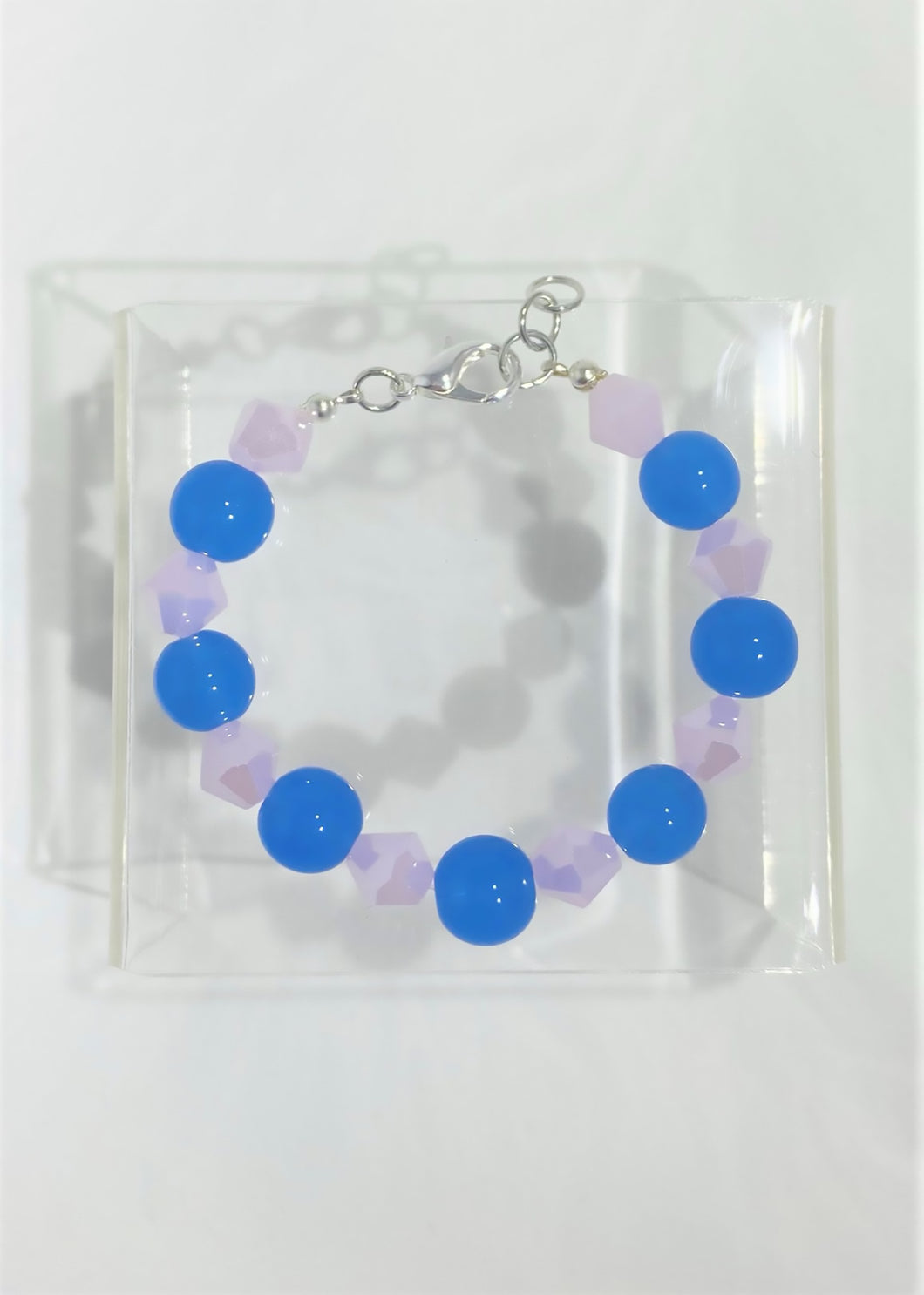 Precious Stone BluePink Bracelet