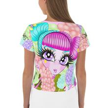 Load image into Gallery viewer, Tootsie All-Over Print Crop Tee