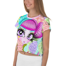 Load image into Gallery viewer, Tootsie All-Over Print Crop Tee