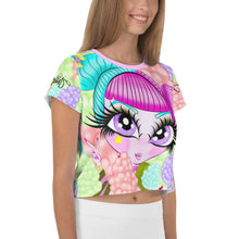 Load image into Gallery viewer, Tootsie All-Over Print Crop Tee