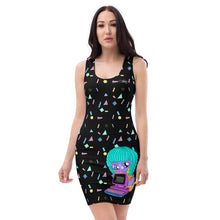 Load image into Gallery viewer, 80's Computer BB Cut & Sew Dress