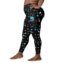 Load image into Gallery viewer, 80's computer BB Leggings with pockets