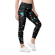 Load image into Gallery viewer, 80's computer BB Leggings with pockets