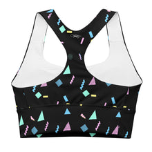 Load image into Gallery viewer, 80s Computer BB Longline sports bra