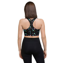 Load image into Gallery viewer, 80s Computer BB Longline sports bra