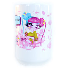 Load image into Gallery viewer, Tootsie "Peace and Love" Litho Printed 12 oz. Ceramic Coffee Mug