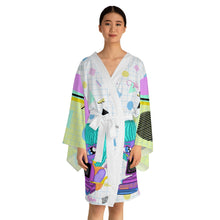 Load image into Gallery viewer, 80's Computer BB Long Sleeve Kimono Robe